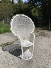 Fauteuil en rotin dit Emmanuelle du 20ème siècle Vintage 70