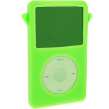 Vert Silicone Gel Etui Housse Case Cover pour Apple iPod Classic 80/120 & 160 Go