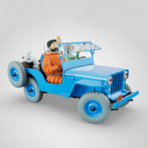 Jeep tintin objectif lune - tintin,