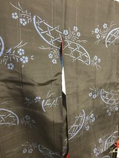 Japanese Kimono Antique Gabion Nadeshiko Retro Remake