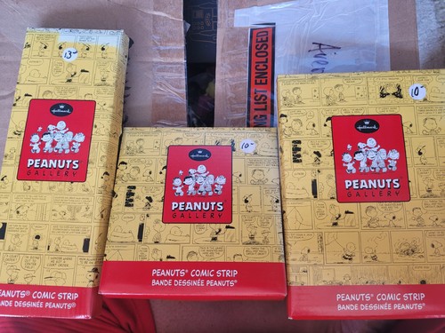 3pc lot hallmark peanuts - 3pc,