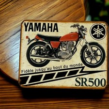 plaque métal vintage Yamaha SR 500