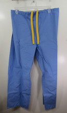 New Medline Angelstat Unisex Reversible Drawstring Scrub Pants Size 2XL Blue