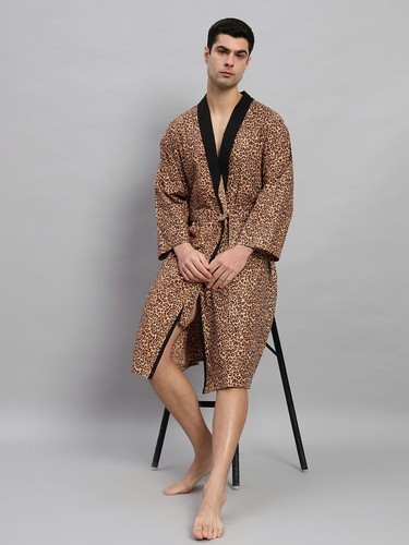 Peignoir pour hommes imprimé - peignoir,