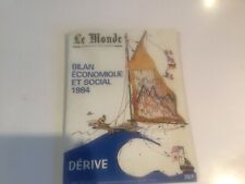 LE MONDE Dossiers et documents – BILAN ECONOMIQUE ET SOCIAL 1984 – Dérive