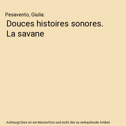 Douces histoires sonores la - douces,