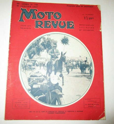 Moto revue 725 janvier - moto, n°725