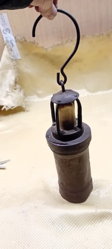 Lampe mineur tranchée - lampe, et