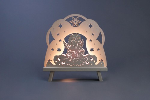 Lampadaire ange nuage - en,