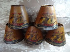 5 Abats jour Vintage à pince