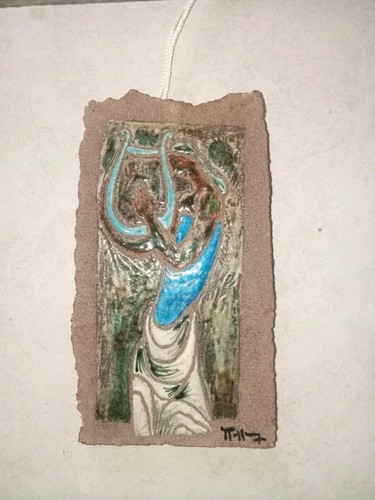 Plaque tableau pierre lave - plaque,