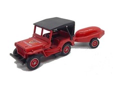 Jeep + motopompe Pompiers