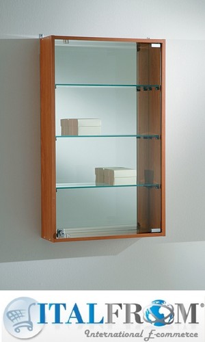 Vitrine mur verre miroir - verre,