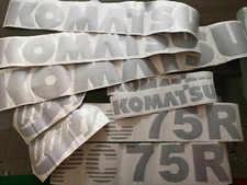 Komatsu PC 75r Stickers