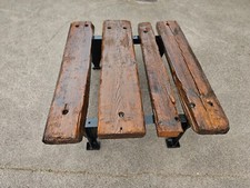 Table en traverses de chemin de fer