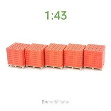 Lot 5 Palettes de Briques