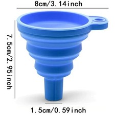 Entonnoir pliable en silicone
