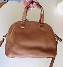 Sac à Main Lancel Mademoiselle Adjani, cuir, NEUF, couleur havane, avec dutsbag