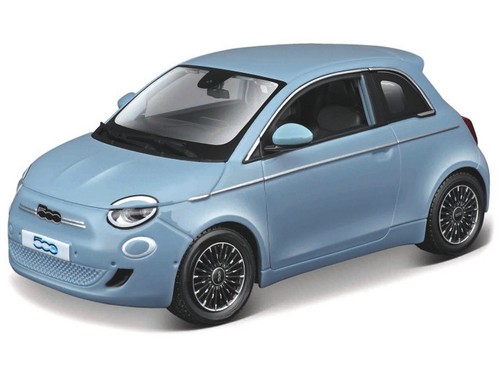 Fiat 500 bleu - bleu, burago