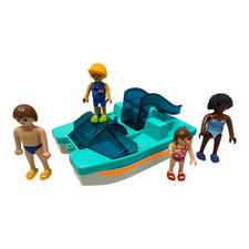 sympa base famille pédalo 9424   Playmobil ( vacance , mer , plage    ) 1563