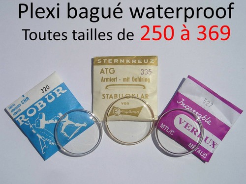 Verre montre plexi - montre,