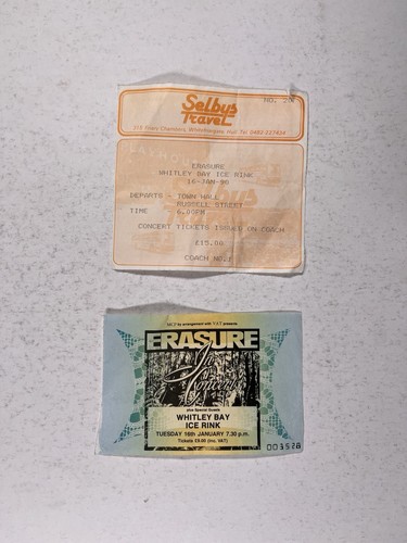 Billet concert erasure - billet,