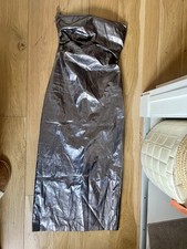 robe Zara, bustier, metallisé