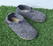 Giesswein Women’s Vent Gray Wool Clogs Slippers Comfort Mule Size 39 US 8