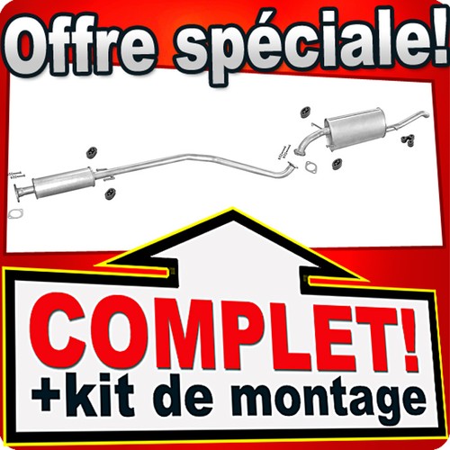 Ligne pot échappement pour - d'échappement,