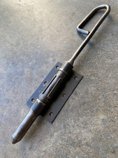 Verrou bas ancien en fer 31 cm