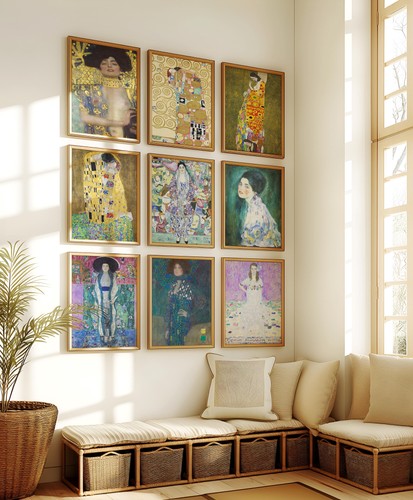 Lot affiches gustav klimt - lot, de