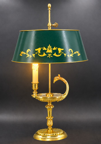 Lampe bouillotte bronze - lampe, en