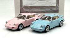 Lot de 2 Porsche 911 Turbo 1/43 Norev Boite Souple