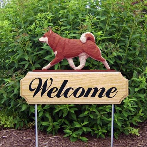 Panneau bienvenue bois - de, en