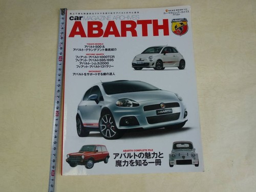 Abarth book car magazine - book,