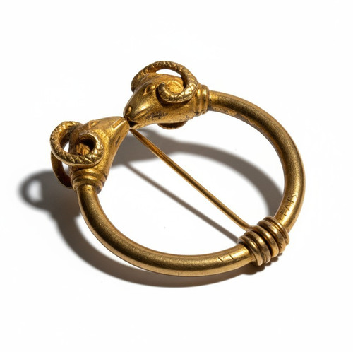 Broche fibule signé arthus - broche,