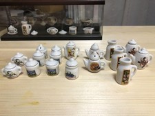 Snoopy m104 Ceramic Miniatures Set of 15/20 Collectible Vintage Gift