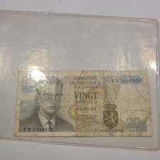 Billet 20 Francs Belge 1964 