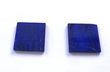 2 cabochons carré LAPIS