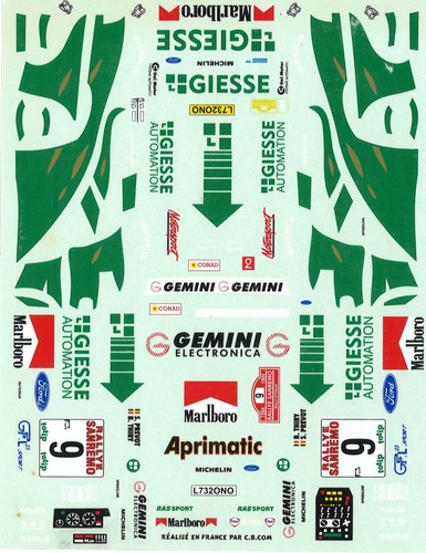Decal ford escort rs - ,