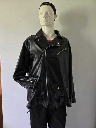 Veste perfecto noire oversize