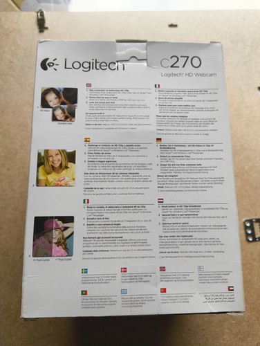 Logitech c270 720p webcam usb - webcam,