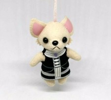 Japan CHIHUAHUA DOLL KEYCHAIN Dollhouse Miniature Figure Toy