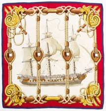 Authentique Foulard Hermès "