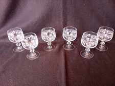 Lot de 6 verres à vin service