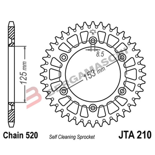 Couronne transmission moto - couronne,