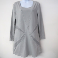 Prairie Underground Airstream Sound Wave Tunic Top Size Medium Organic Cotton