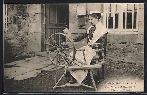 Cpa normandie p - normandie,, a