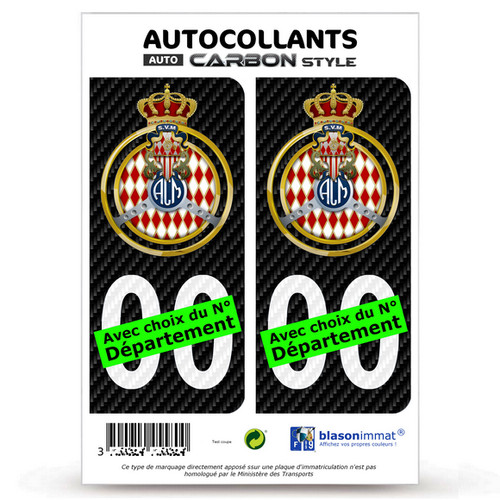 Autocollants immatriculation - 2,