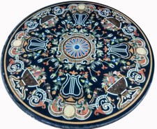 Table Ronde En Marbre 42" Fait